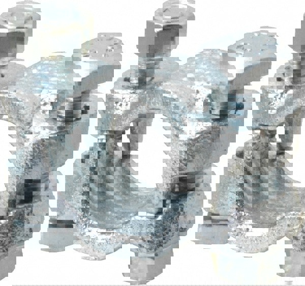 Double Bolt Clamp: Plated Iron